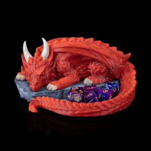 Porta Dados Dragão Vermelho